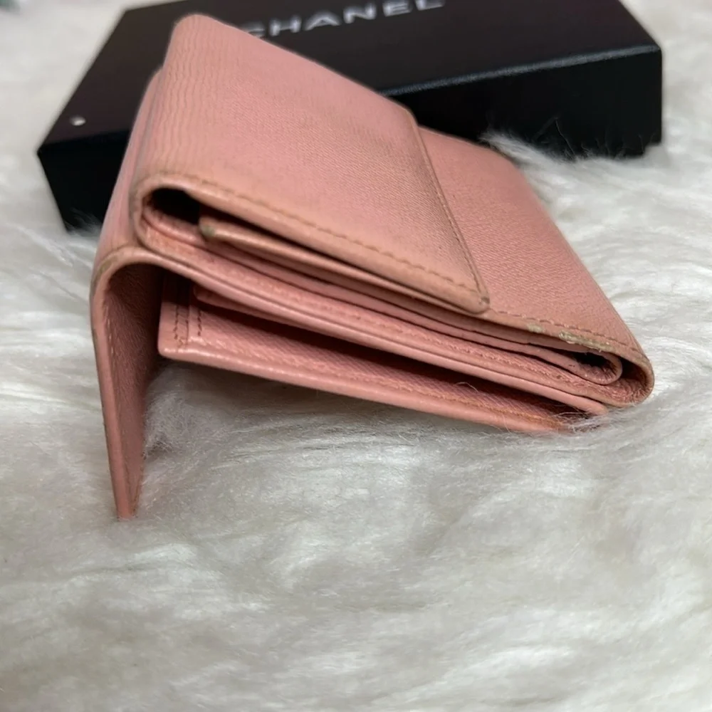 💯Authentic Chanel Trifold Short Wallet🍀